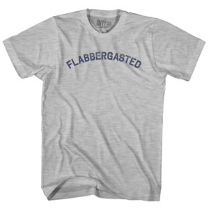 Flabbergasted Adult Cotton T-shirt - Grey Heather