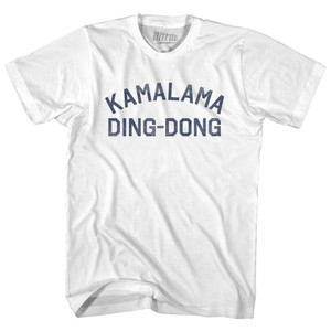 Kamalama Ding-dong Adult Cotton T-shirt - White