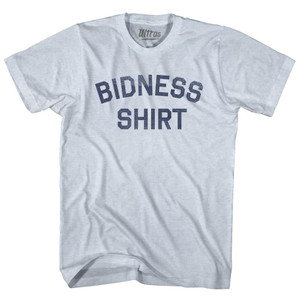 Bidness Shirt Adult Tri-Blend T-shirt - Athletic White