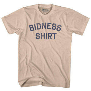 Bidness Shirt Adult Cotton T-shirt - Creme