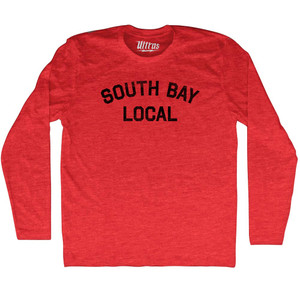 South Bay Local Adult Tri-Blend Long Sleeve T-shirt - Athletic Red South Bay Local Adult Tri-Blend Long Sleeve T-shirt - Athletic Red