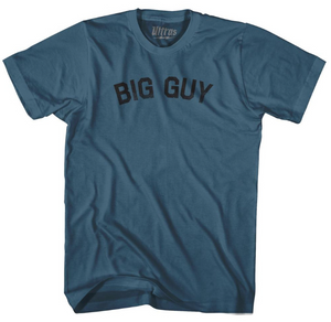 ADULT SMALL- Big Guy Adult Cotton T-shirt - Lake Blue- Final Sale Z2