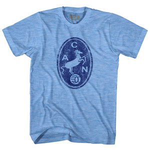 Napoli Vintage Horse Soccer Crest Adult Tri-Blend T-shirt ULT-248033 Napoli Vintage Horse Soccer Crest Adult Tri-Blend T-shirt ULT-248033