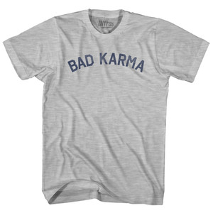 Bad Karma Youth Cotton T-shirt - Grey Heather Bad Karma Youth Cotton T-shirt - Grey Heather