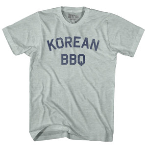Korean BBQ Adult Tri-Blend T-shirt - Athletic Cool Grey