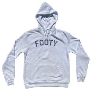 Footy Tri-Blend Hoodie - White