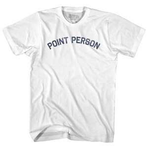 Point Person Youth Cotton T-shirt - White