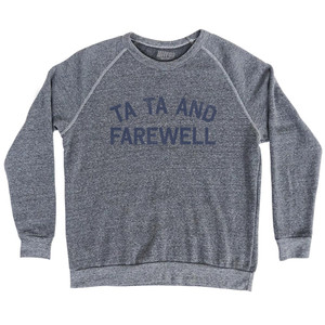 Ta ta and Farewell Jack Karlson Adult Tri-Blend Sweatshirt - Athletic Grey