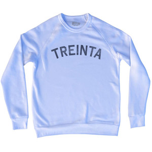 Treinta Adult Tri-Blend Sweatshirt - White