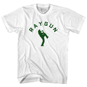 Raygun Kangaroo Breakdancing Womens Cotton Junior Cut T-Shirt - White Raygun Kangaroo Breakdancing Womens Cotton Junior Cut T-Shirt - White