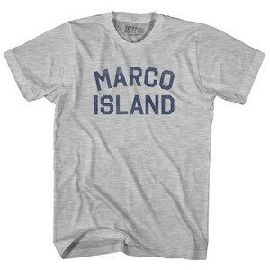 Marco Island Adult Cotton T-shirt - Grey Heather