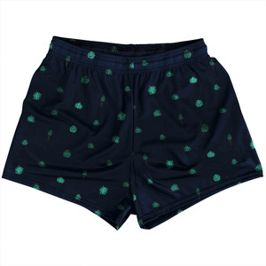 Tequila Pattern Womens & Girls Sport Shorts End Made In USA - Navy Blue Tequila Pattern Womens & Girls Sport Shorts End Made In USA - Navy Blue
