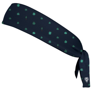 Tequila Pattern Headband Made In USA - Navy Blue Tequila Pattern Headband Made In USA - Navy Blue