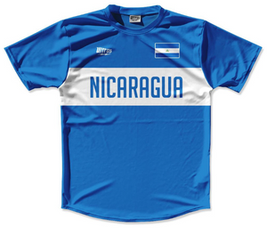 ADULT MEDIUM- Ultras Nicaragua Flag Finish Line Running Cross Country Track Shirt Made In USA - Blue- Final Sale SM3 ADULT MEDIUM- Ultras Nicaragua Flag Finish Line Running Cross Country Track Shirt Made In USA - Blue- Final Sale SM3