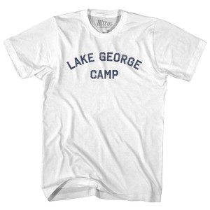 Lake George Camp Womens Cotton Junior Cut T-Shirt - White