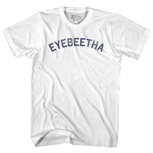 Eyebeetha Ibiza Pronunciation Womens Cotton Junior Cut T-Shirt - White