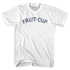 Fruit-cup Womens Cotton Junior Cut T-Shirt - White Fruit-cup Womens Cotton Junior Cut T-Shirt - White