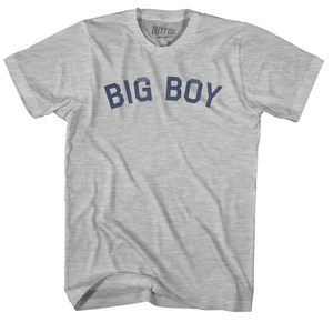 YOUTH MEDIUM- Big Boy- Heather Grey T-shirt- Final Sale F5