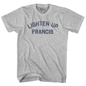 Lighten Up Francis Womens Cotton Junior Cut T-Shirt - Grey Heather Lighten Up Francis Womens Cotton Junior Cut T-Shirt - Grey Heather