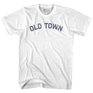 Old Town Womens Cotton Junior Cut T-Shirt - White