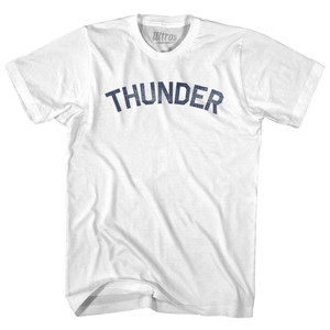 Thunder Womens Cotton Junior Cut T-Shirt - White