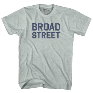 Broad Street Adult Tri-Blend T-shirt - Athletic Cool Grey