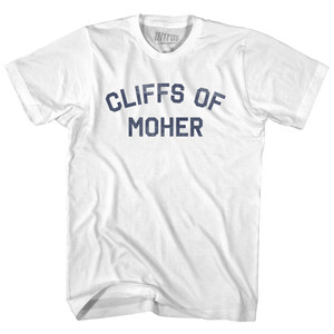 Cliffs Of Moher Youth Cotton T-shirt - White Cliffs Of Moher Youth Cotton T-shirt - White