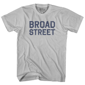 Broad Street Adult Cotton T-shirt - Cool Grey Broad Street Adult Cotton T-shirt - Cool Grey