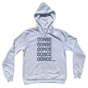 Oonse Oonse Oonce Oonce Oonce Tri-Blend Hoodie - White