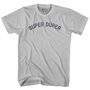 Super Duper Adult Cotton T-shirt - Cool Grey