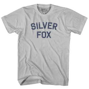 Silver Fox Adult Cotton T-shirt - Cool Grey
