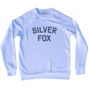 Silver Fox Adult Tri-Blend Sweatshirt - White