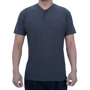 Ultras Flow Henley Blank Shirt - Heather Black - Final Sale Ultras Flow Henley Blank Shirt - Heather Black - Final Sale