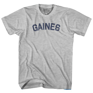 GAINES Adult Cotton T-shirt - Grey Heather GAINES Adult Cotton T-shirt - Grey Heather