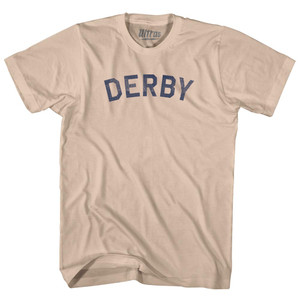 Derby Adult Cotton T-shirt - Creme