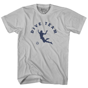 Dive Team Soccer Adult Cotton T-Shirt - Cool Grey
