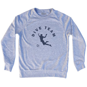 Dive Team Soccer Adult Tri-Blend Sweatshirt - Grey Heather