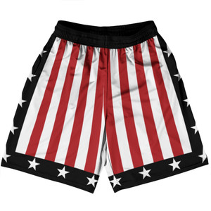 Black, Red and White Champ Basketball Practice Shorts Made In USA Black, Red and White Champ Basketball Practice Shorts Made In USA