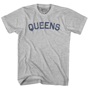 Queens Womens Cotton Junior Cut T-Shirt - Grey Heather