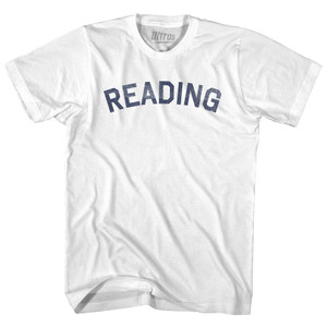 Reading Womens Cotton Junior Cut T-Shirt - White
