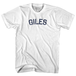 GILES Adult Cotton T-shirt - White