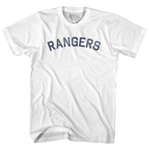 Rangers Adult Cotton T-shirt - White