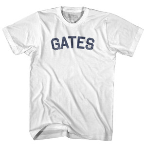 GATES Womens Cotton Junior Cut T-Shirt - White