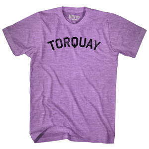 Torquay Adult Tri-Blend T-shirt - Athletic Purple
