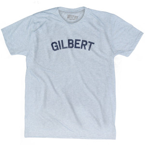 GILBERT Adult Tri-Blend T-shirt - Athletic White