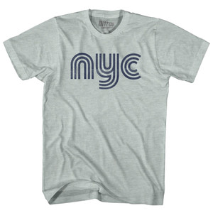 Nyc Triline Adult Tri-Blend T-shirt - Athletic Cool Grey