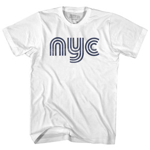 Nyc Triline Adult Cotton T-shirt - White