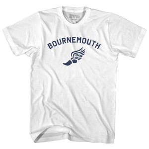 Bournemouth Running Track Winged Foot-Youth Cotton T-shirt - White Bournemouth Running Track Winged Foot-Youth Cotton T-shirt - White