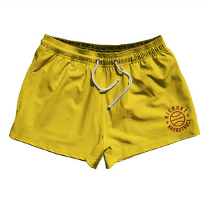 Hickory Yellow 2.5" Swim Shorts Made in USA