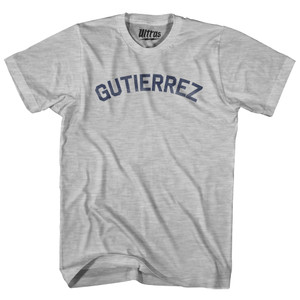 GUTIERREZ Womens Cotton Junior Cut T-Shirt - Grey Heather
